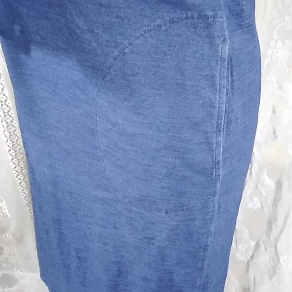Pure Jill Indigo 100% Cotton Den Women's Dress Size S - Picture 10 of 14
